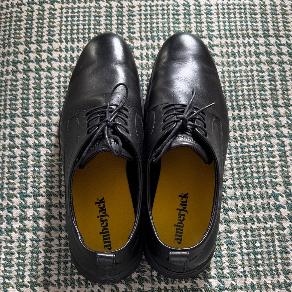 Men's Black Leather Shoes